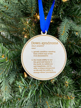 Down Syndrome Definition Ornament
